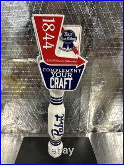 Rare Pabst Blue Ribbon 1844 Complement Your Craft Beer Tap Handle