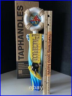 Rare Pacifico Rob Machado Surfing Figural Beer Tap Handle Surfboard Bar Lot