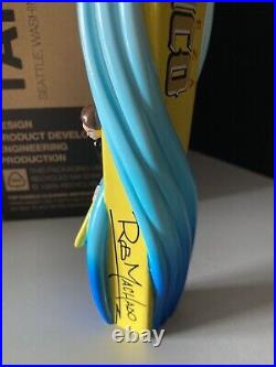 Rare Pacifico Rob Machado Surfing Figural Beer Tap Handle Surfboard Bar Lot