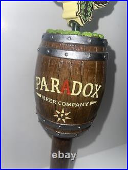 Rare Paradox Brewery Brewing Beer Tap Handle Skeleton Butterfly