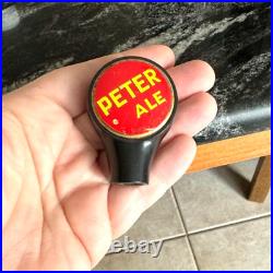 Rare Peter Ale Kooler Keg Ball Tap Knob / Handle Wm Peter Brg Co Union City Nj