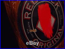 Rare Redback Original Australian Ale BOWIE KNIFE IN WOOD Beer Tap Handle