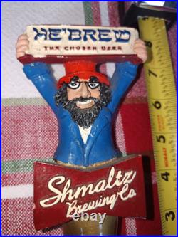 Rare Shmaltz Brewing Company Beer Tap Handle, He'Brew The Chosen Beer, 2005