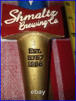Rare Shmaltz Brewing Company Beer Tap Handle, He'Brew The Chosen Beer, 2005