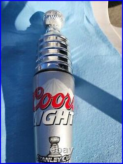 Rare Stanley Cup Playoffs NHL Coors Light beer tap handle 2015