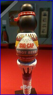 Rare Titletown Brewing Sno-cap Penguin Tap Handle