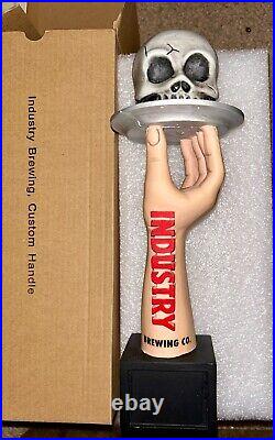 Rare VHTF Industry Brewing Figural Tap Handle New in Box