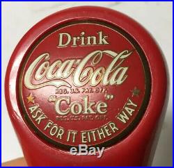 Rare Vintage Coca Cola Soda Fountain Tap Handle Double Sided