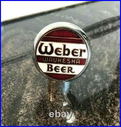Rare Vintage Weber Waukesha Beer Ball Tap Knob Handle Weber Waukesha Brewing Wi