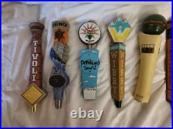Rare beer tap handle lot- 9 items