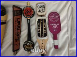 Rare beer tap handle lot- 9 items