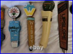 Rare beer tap handle lot- 9 items