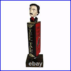 Raven Brewing Tell Tale Heart IPA Figural Edgar Allen Poe Beer Tap Handle