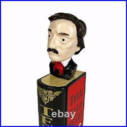 Raven Brewing Tell Tale Heart IPA Figural Edgar Allen Poe Beer Tap Handle