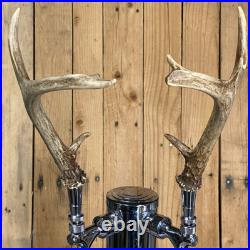 Real Deer Antlers Beer Tap Handle Pair Of 2 Antler Hunting Hunter 10 Inch