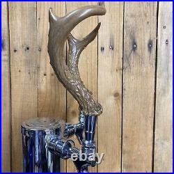 Real Deer Antlers Beer Tap Handle Pair Of 2 Antler Hunting Rifle Bow Beer