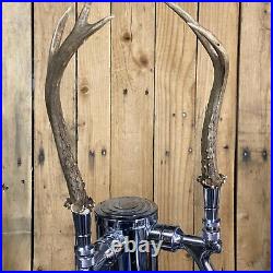 Real Deer Antlers Beer Tap Handle Pair Of 2 Antler Hunting Rifle Bow Jackalope