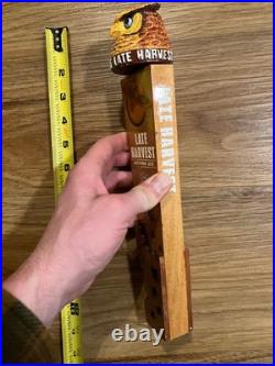 RedHook Beer Tap Handle Knob Topper Bar Top Keg Brewing Vintage Late Harvest Owl