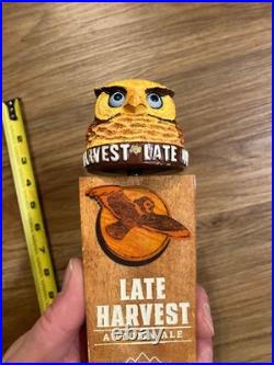RedHook Beer Tap Handle Knob Topper Bar Top Keg Brewing Vintage Late Harvest Owl