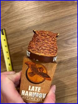RedHook Beer Tap Handle Knob Topper Bar Top Keg Brewing Vintage Late Harvest Owl