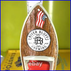 River Bluff Brewing BEER Tap Handle USA Speed Liner Boat 10 MISSOURI Brewery