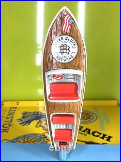 River Bluff Brewing BEER Tap Handle USA Speed Liner Boat 10 MISSOURI Brewery