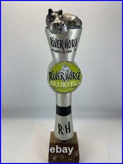 River Horse Roly Poly Pils Beer Tap Handle Rare Figural Hippo Tap Handle
