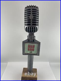 Rock Brothers High Road Ale Draft Beer Tap Handle Figural Microphone Tap Handle