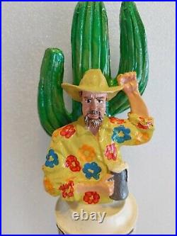 Rogue Texas Man Cactus Desert 11.5 Draft Beer Tap Handle Mancave