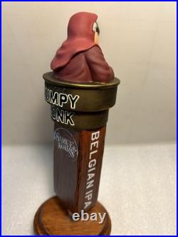 SAM ADAMS GRUMPY MONK BELGIAN draft beer tap handle. BOSTON, MASSACHUSETTS