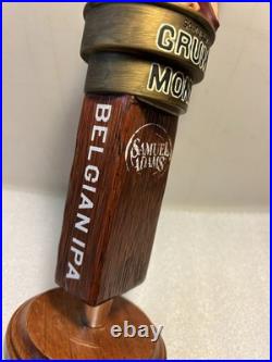 SAM ADAMS GRUMPY MONK BELGIAN draft beer tap handle. BOSTON, MASSACHUSETTS