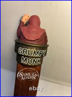 SAM ADAMS GRUMPY MONK BELGIAN draft beer tap handle. BOSTON, MASSACHUSETTS SAM ADAMS GRUMPY MONK BELGIAN draft beer tap handle. BOSTON, MASSACHUSETTS
