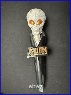 SBBC Alien Amber Ale Tap Handle Rare With Display Stand