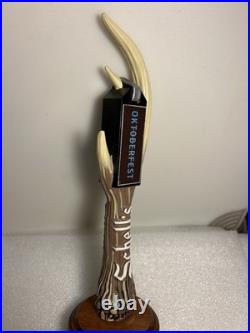 SCHELLS DEER ANTLER SCHELLS OKTOBERFEST TAG Draft beer tap handle. MINNESOTA