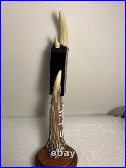 SCHELLS DEER ANTLER SCHELLS OKTOBERFEST TAG Draft beer tap handle. MINNESOTA