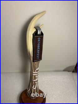 SCHELLS DEER ANTLER SCHELLS OKTOBERFEST TAG Draft beer tap handle. MINNESOTA