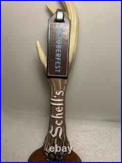 SCHELLS DEER ANTLER SCHELLS OKTOBERFEST TAG Draft beer tap handle. MINNESOTA
