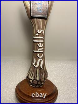 SCHELLS DEER ANTLER SCHELLS OKTOBERFEST TAG Draft beer tap handle. MINNESOTA