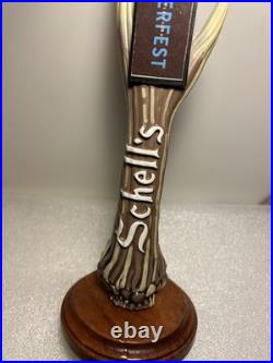 SCHELLS DEER ANTLER SCHELLS OKTOBERFEST TAG Draft beer tap handle. MINNESOTA
