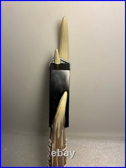 SCHELLS DEER ANTLER SCHELLS OKTOBERFEST TAG Draft beer tap handle. MINNESOTA