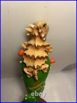 SHINER SUMMER HORNY TOAD LIZARD ON A CACTUS Draft beer tap handle. TEXAS