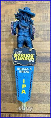 SHINER TEXHEX IPA BRUJA'S BREW beer tap handle eyes light up new battery