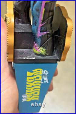 SHINER TEXHEX IPA BRUJA'S BREW beer tap handle eyes light up new battery