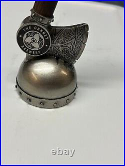 SKULL SPLITTER The Orkney Brewery Beer Tap Handle, Rare, Very Nice