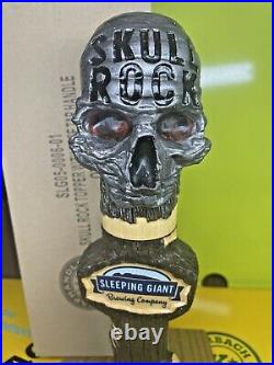 SLEEPING GIANT Skull ROCK BEER Tap Handle 11 Tall SKULL NEW in BOX