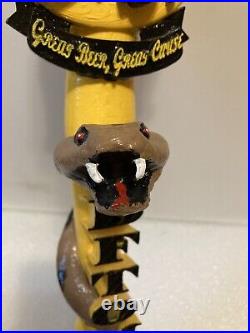 SMITTYS BREWING DFTOM VENOMOUS COBRA SNAKE draft beer tap handle. WASHINGTON SMITTYS BREWING DFTOM VENOMOUS COBRA SNAKE draft beer tap handle. WASHINGTON