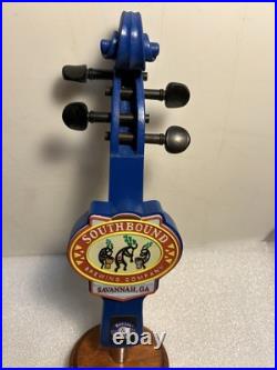 SOUTHBOUND BREWING 4-STRING BASS ROLLIN & TUMBLIN Draft beer tap handle. GEORGIA