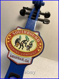 SOUTHBOUND BREWING 4-STRING BASS ROLLIN & TUMBLIN Draft beer tap handle. GEORGIA