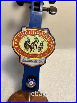 SOUTHBOUND BREWING 4-STRING BASS ROLLIN & TUMBLIN Draft beer tap handle. GEORGIA