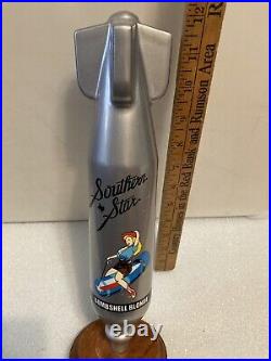 SOUTHERN STAR BOMBSHELL BLONDE WWII BOMB WithBABE Draft Beer Tap Handle. TEXAS SOUTHERN STAR BOMBSHELL BLONDE WWII BOMB WithBABE Draft Beer Tap Handle. TEXAS